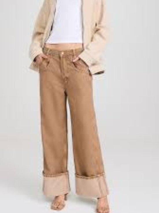 0150-NWT FREE PEOPLE-FINAL COUNTDOWN MID RISE PANTS - Picture 11 of 11